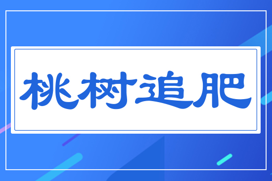 桃樹(shù)追肥
