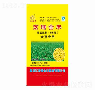 大豆專用摻混肥料15-27-12-宏瑞金豐